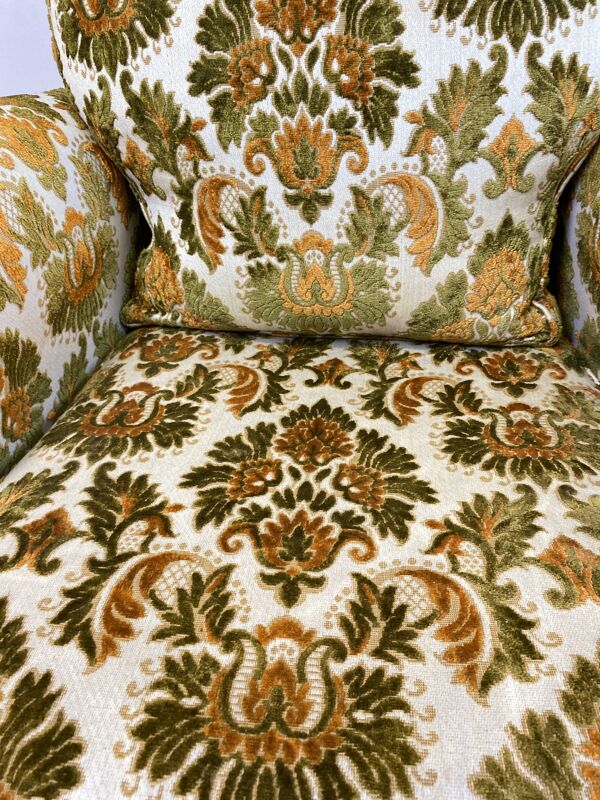 Fauteuil type bergère vintage années 50