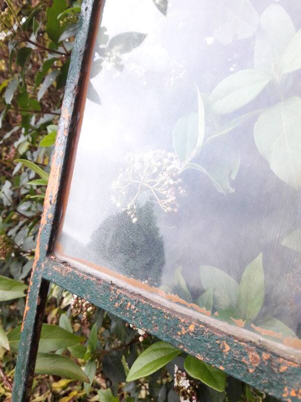 Industrial arched metal windows L73xH110 19th century glass roof