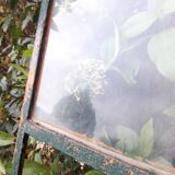 Industrial arched metal windows L73xH110 19th century glass roof