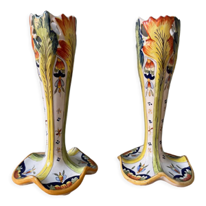 Lot de 2 vases tulipes