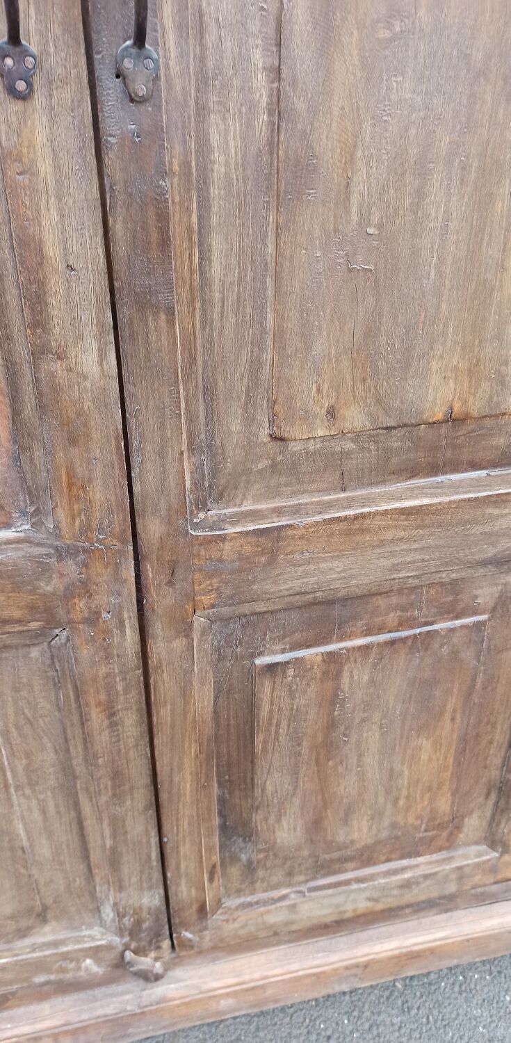 Old wooden wardrobe
