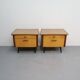 Set vintage nachtkastjes