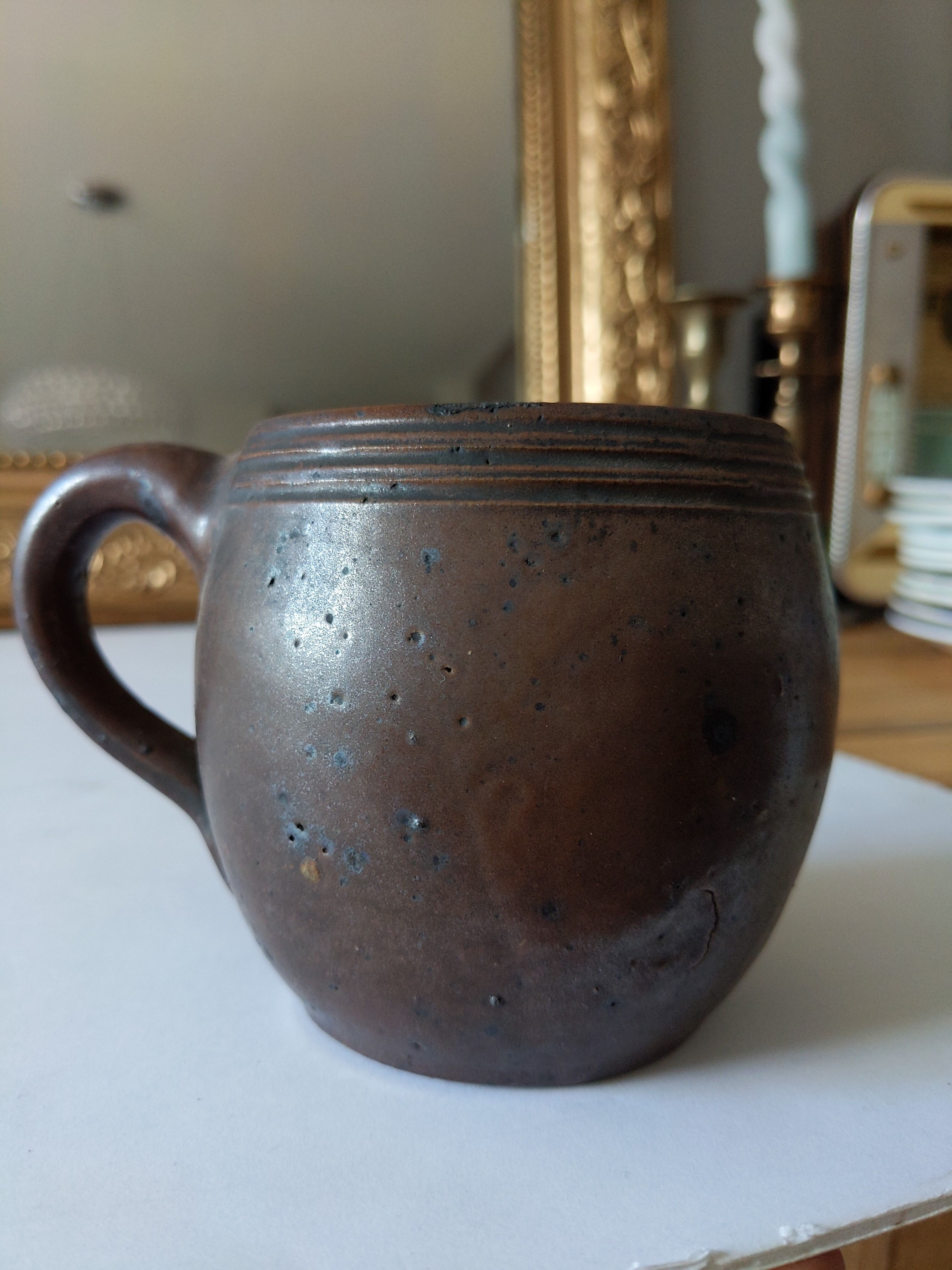 Mug cup ceramic vintage porterie