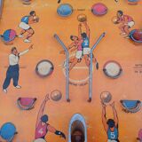 Old toy pinball basketball game "samud"