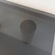 Vintage Italian square marble and glass coffee table from the 70s