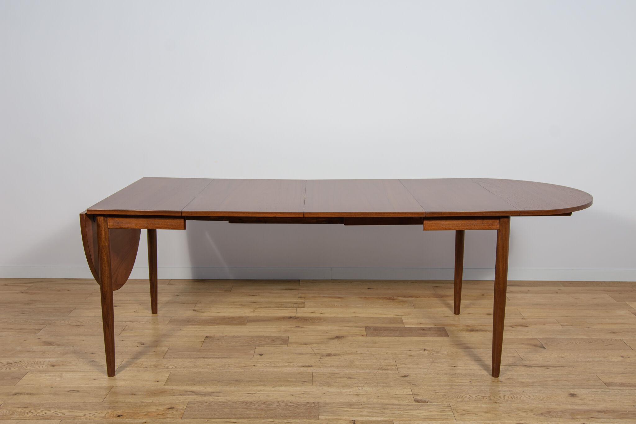Mid-century teak extendable rosewood dining table, Denmark, 1960s