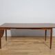 Mid-century teak extendable rosewood dining table, Denmark, 1960s