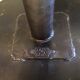 Stool industrial metal signed designer Pezon