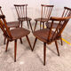 Set of 6 Fanett bistro chairs from the 1960s.