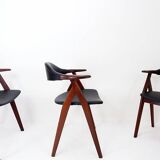 "Cow Horn" Chairs by Tijsseling Meubelfabriek, Netherlands 1960 - sold individually - 4 available