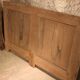 Wood panels in oak XIX emu
