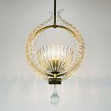 Murano chandelier by Ercole Barovier for Barovier & Toso, 1930s