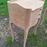 Pair of antique Louis XV style bedside tables