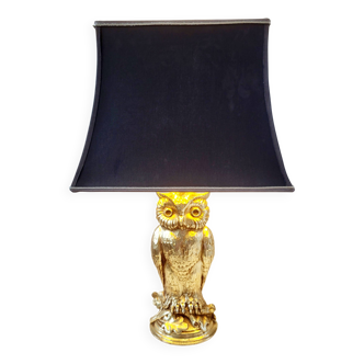 Vintage uilenlamp Deknudt (belgië), L&L WMC – Loevsky & Loevsky, gesigneerd