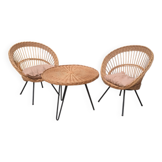 Rattan garden furniture