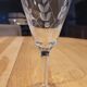 9 crystal stem glasses, vintage, Boussu Belgium