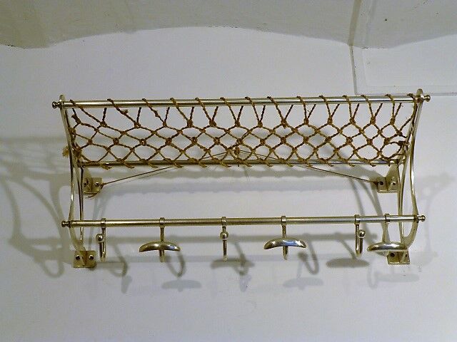 Coat rack brush aluminum 1960
