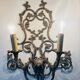 Large vintage Italian baroque wall light