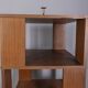 Grande bibliothèque pivotante en bois, design italien vintage des années 1960, pour le centre de la pièce.