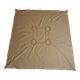 Nappe blanche brodée avec dentelle & jours