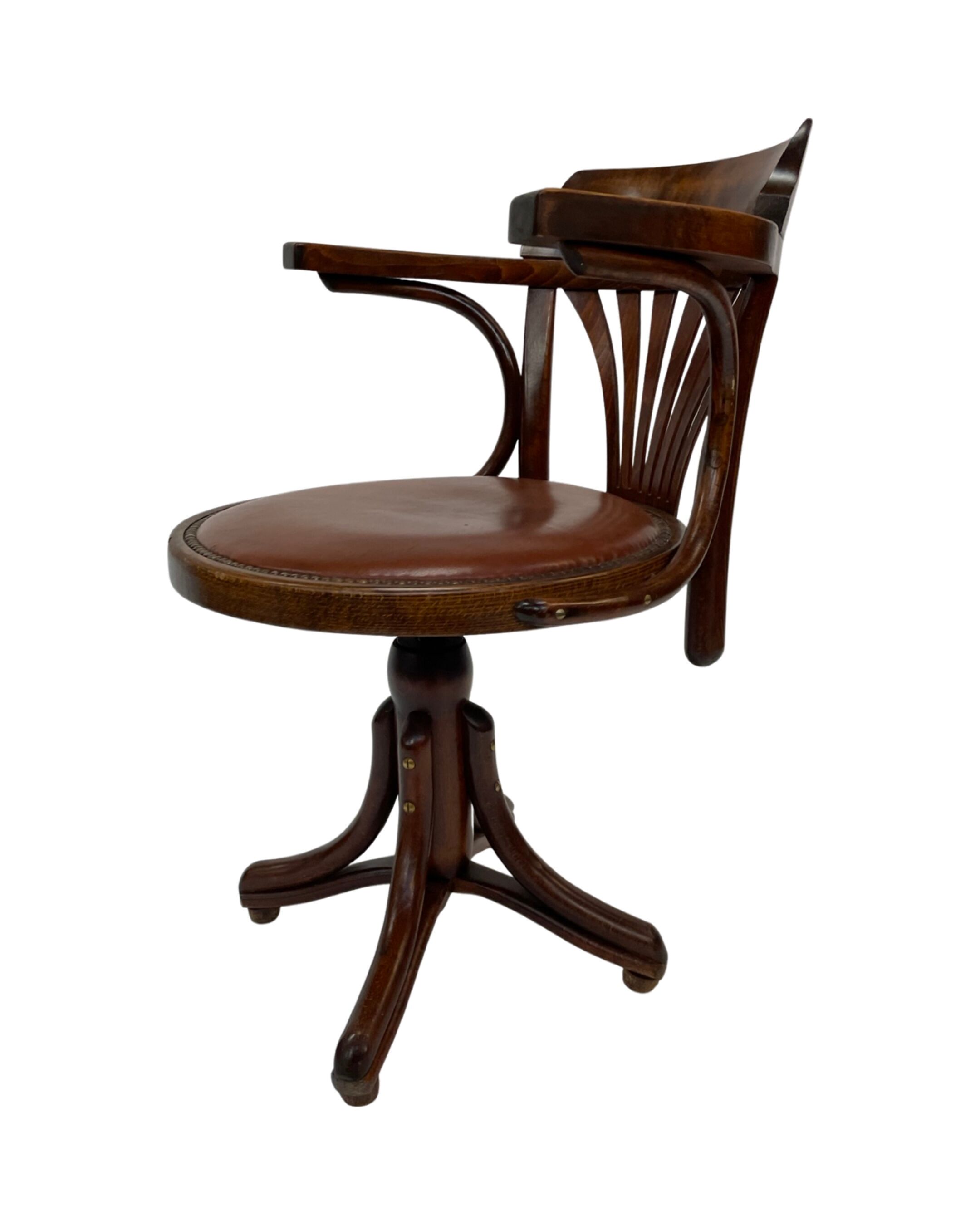 Desk chair Ligna Thonet 60's design