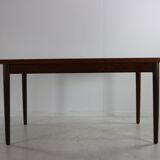Danish sixties design teakwood extendable dining for Glostrup Møbelfabrik