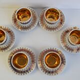 Set of six Cups and Saucers by Epiag 1950