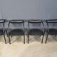 Postmodern dining chairs, 1980s, set of 4