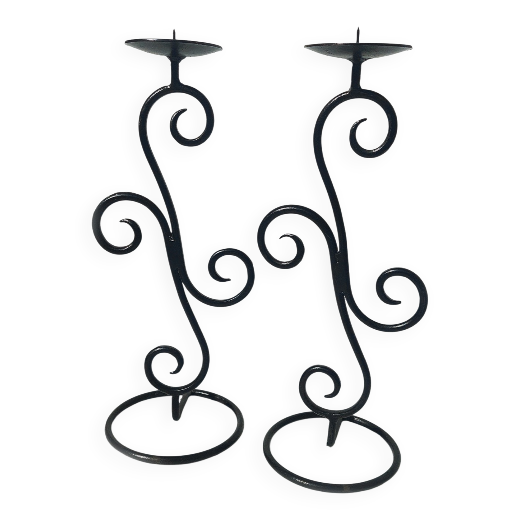 Duo de Bougeoirs Spirales
