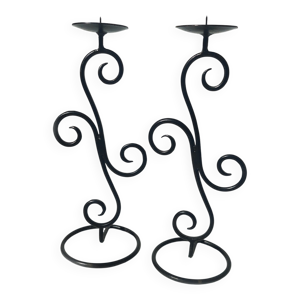 duo de Bougeoirs Spirales