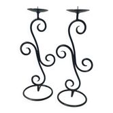 Pair of Spiral Candle Holders