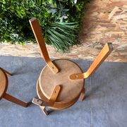 set of 3 Scandinavian stools