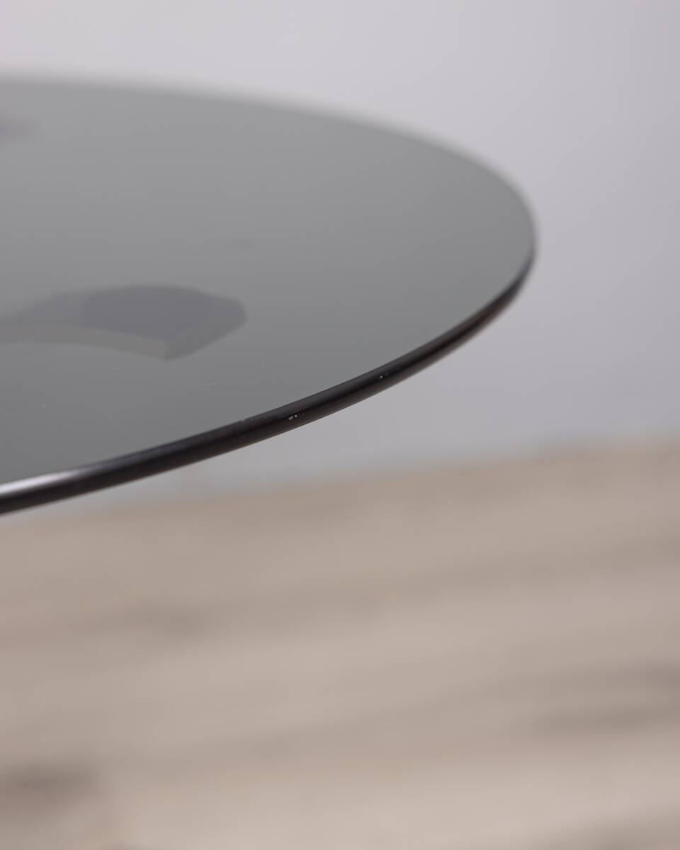 VINTAGE 1960S METAL AND GLASS COFFEE TABLE, ITALIAN DESIGN