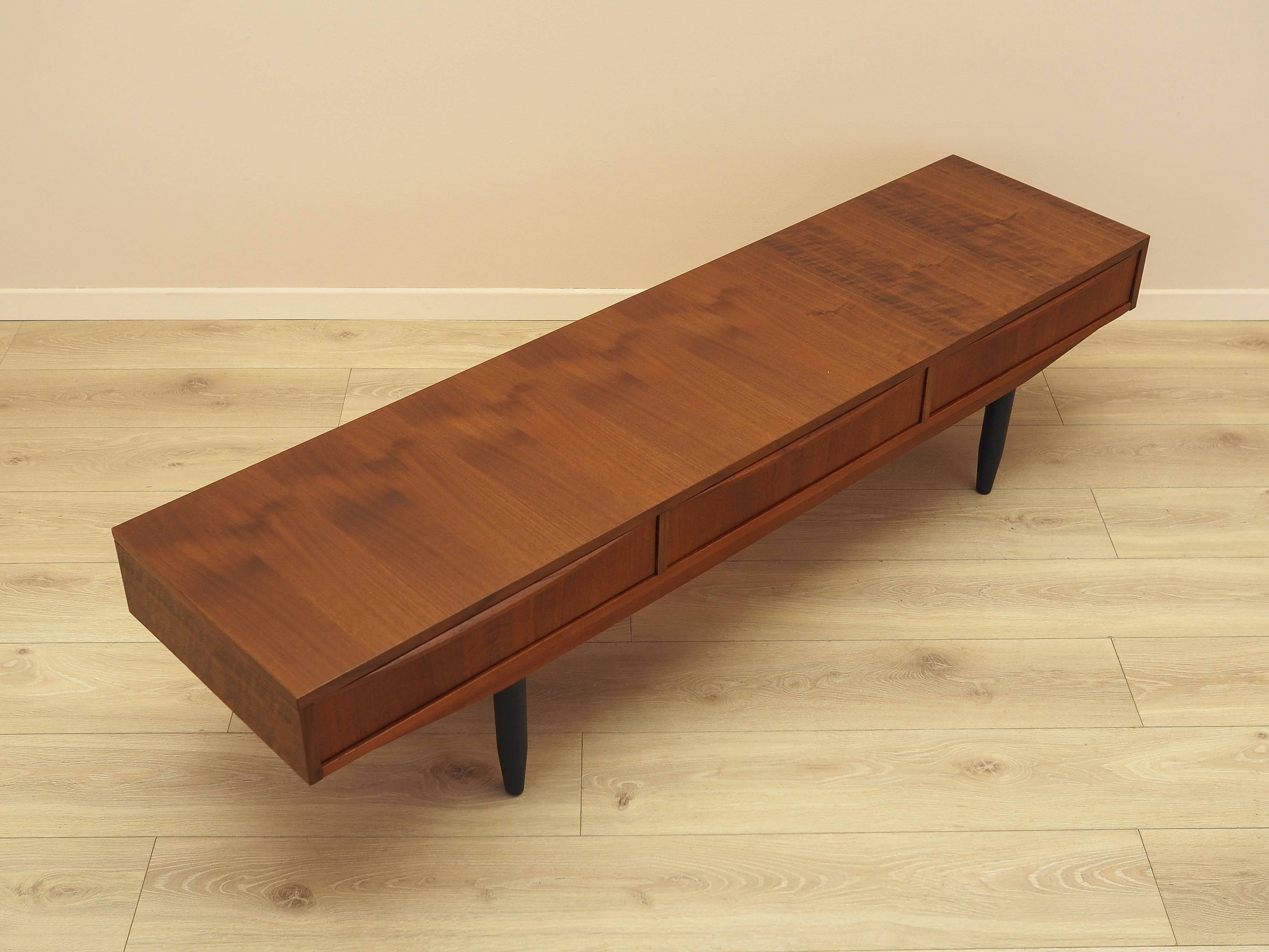 Teak sideboard with drawers, Denmark, 1970s