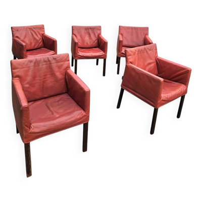 Ensemble de 5 chaises Gerard van den Berg 'Fellini' pour Label, années 1990