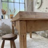 Ancienne table de ferme en chêne