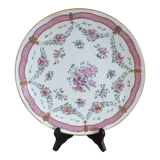 Plat ancien en porcelaine signée flèches croisées Paris