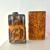 Vase Duo from the East and West German pottery history – East German pottery meets West German pottery