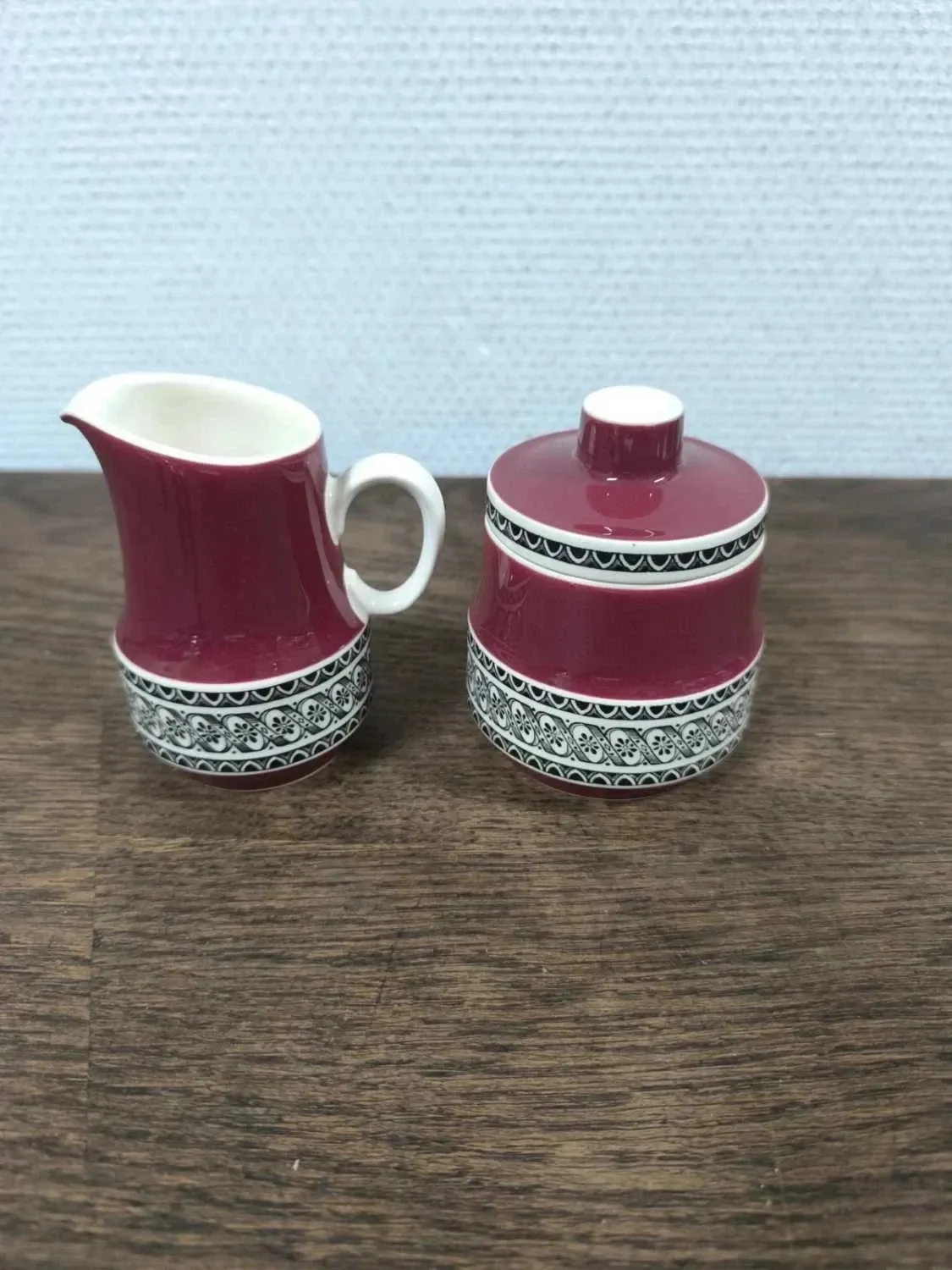 Pot à lait et sucrier Villeroy & Boch Rubin