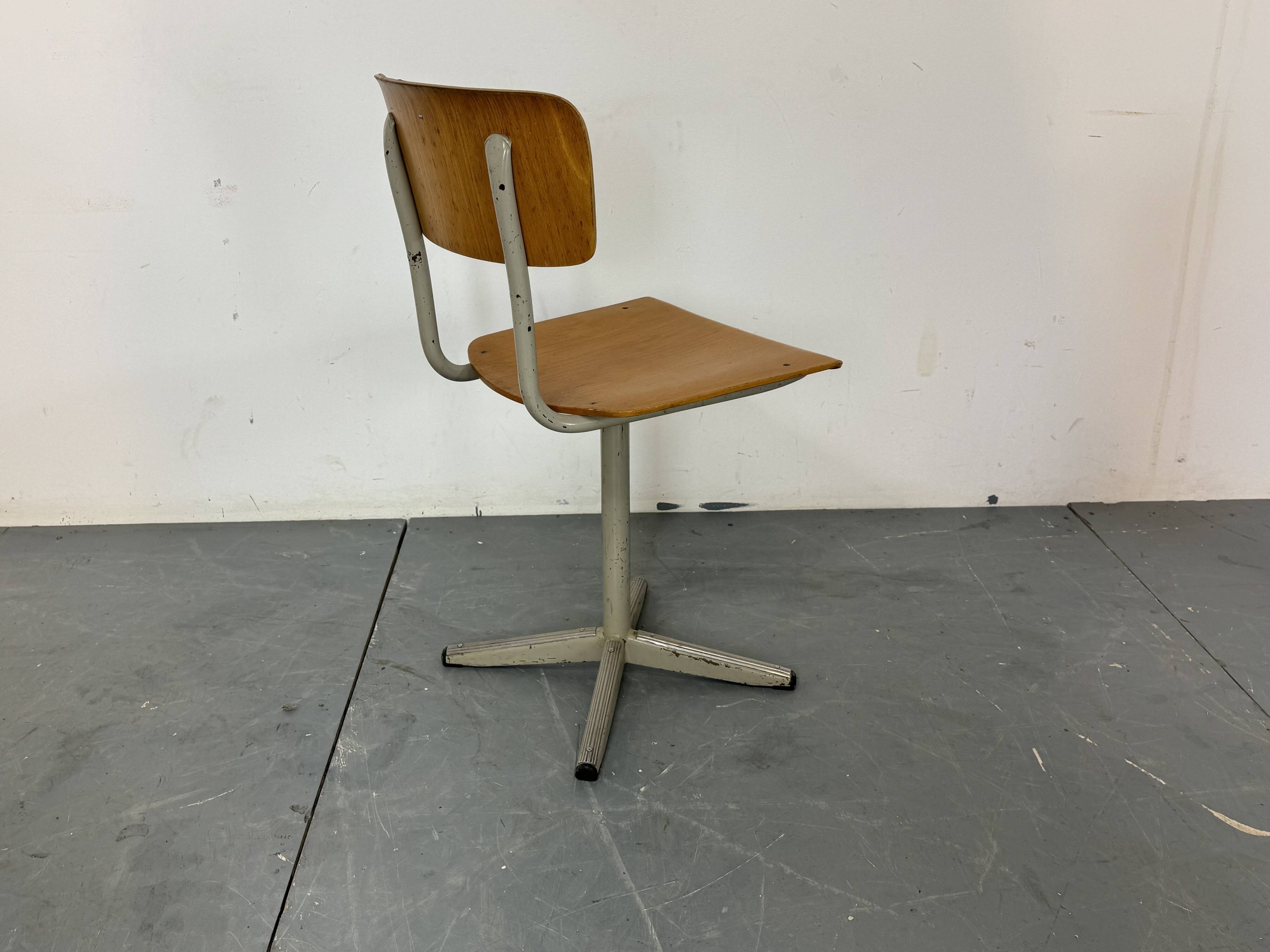 Vintage Marko Mid Century Industrial Office Desk Chair, 1950s