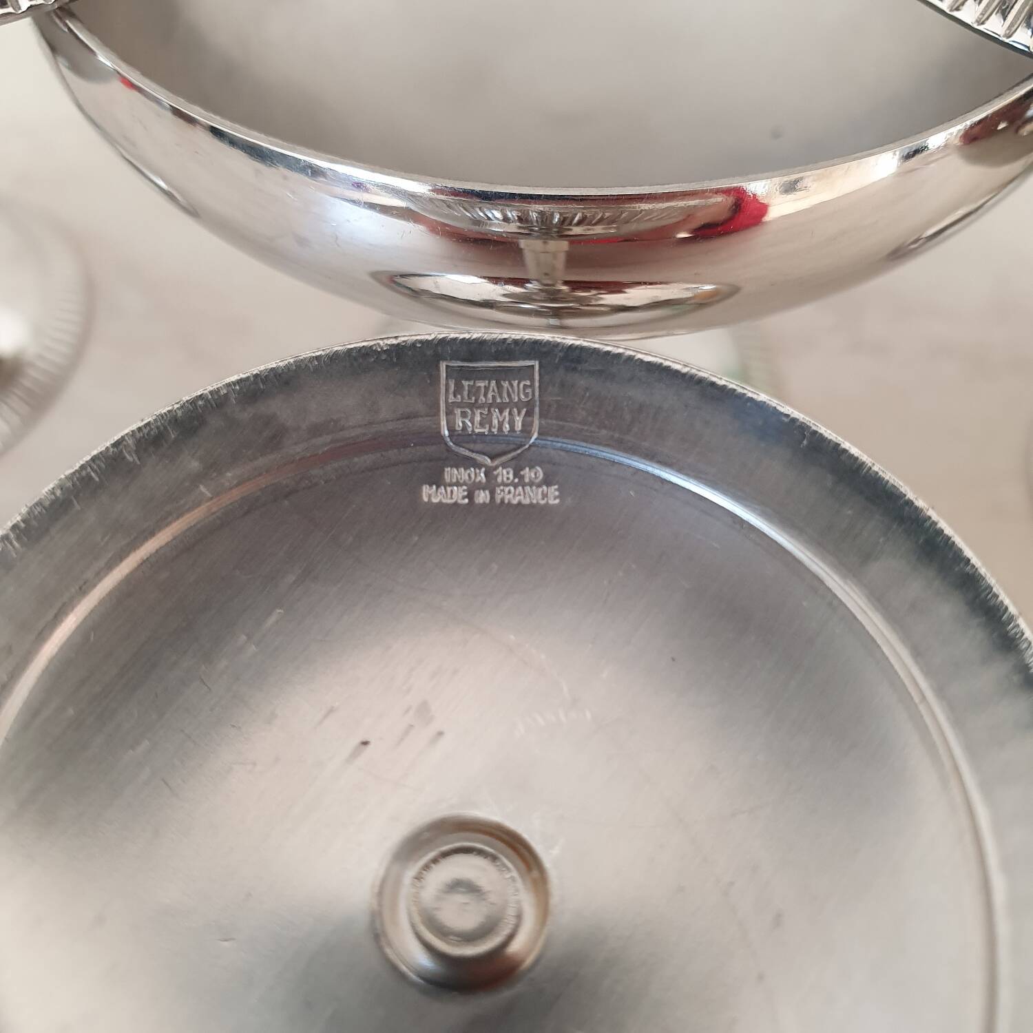 Remy Létang stainless steel ice cream cups