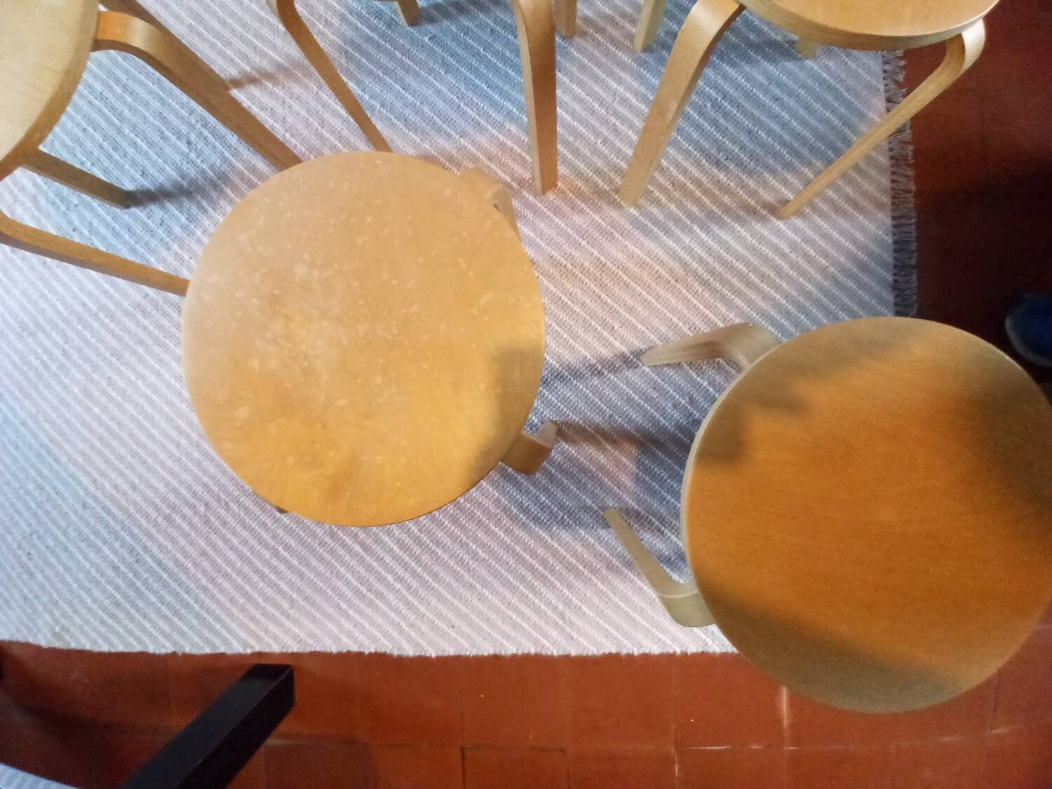 5 Frosta stools, vintage Ikea