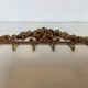Key hanger key ring door tea towels gilded metal Italy