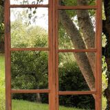 Double-leaf mirror (French window)