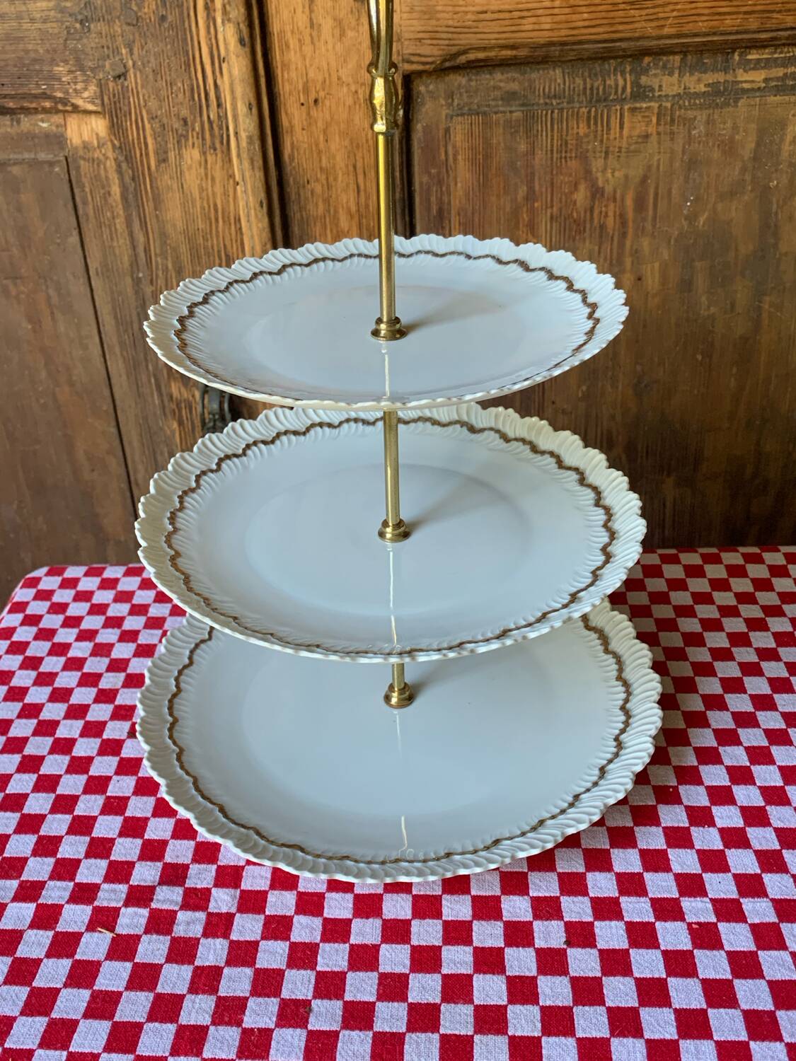 Silent plate three plates Limoges Charles Ahrenfeldt