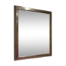 Miroir encadrement design argent 80 x 100 cm