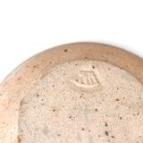 Set of 4 sandstone plates by Pierre Digan, 60s