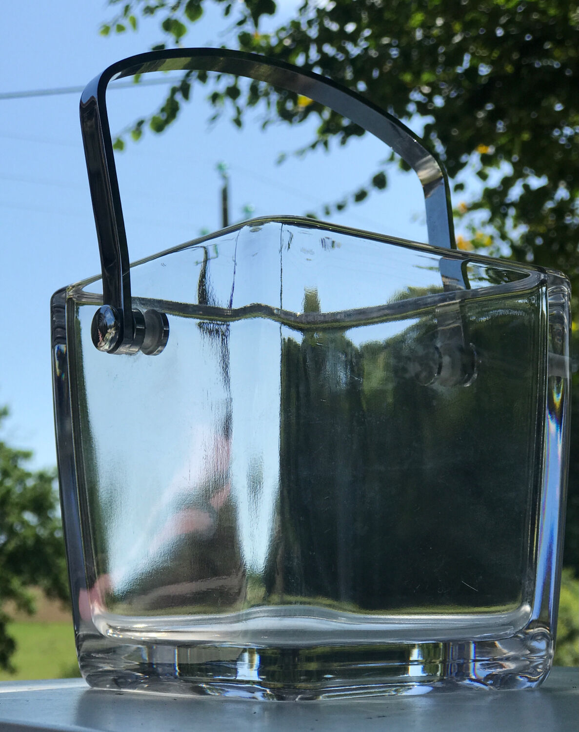 Sevres crystal ice bucket