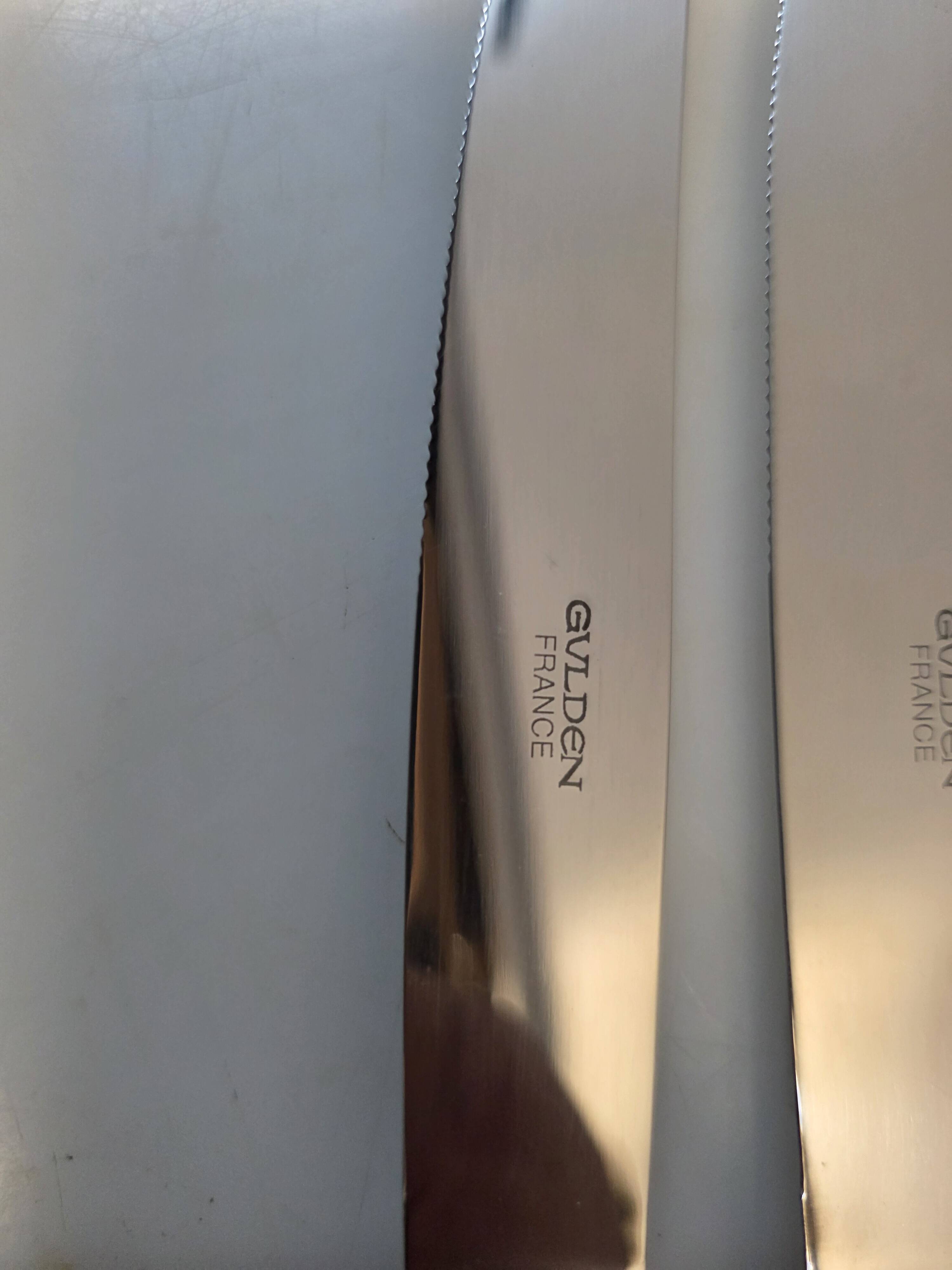 12 silver-plated knives – Gulden France