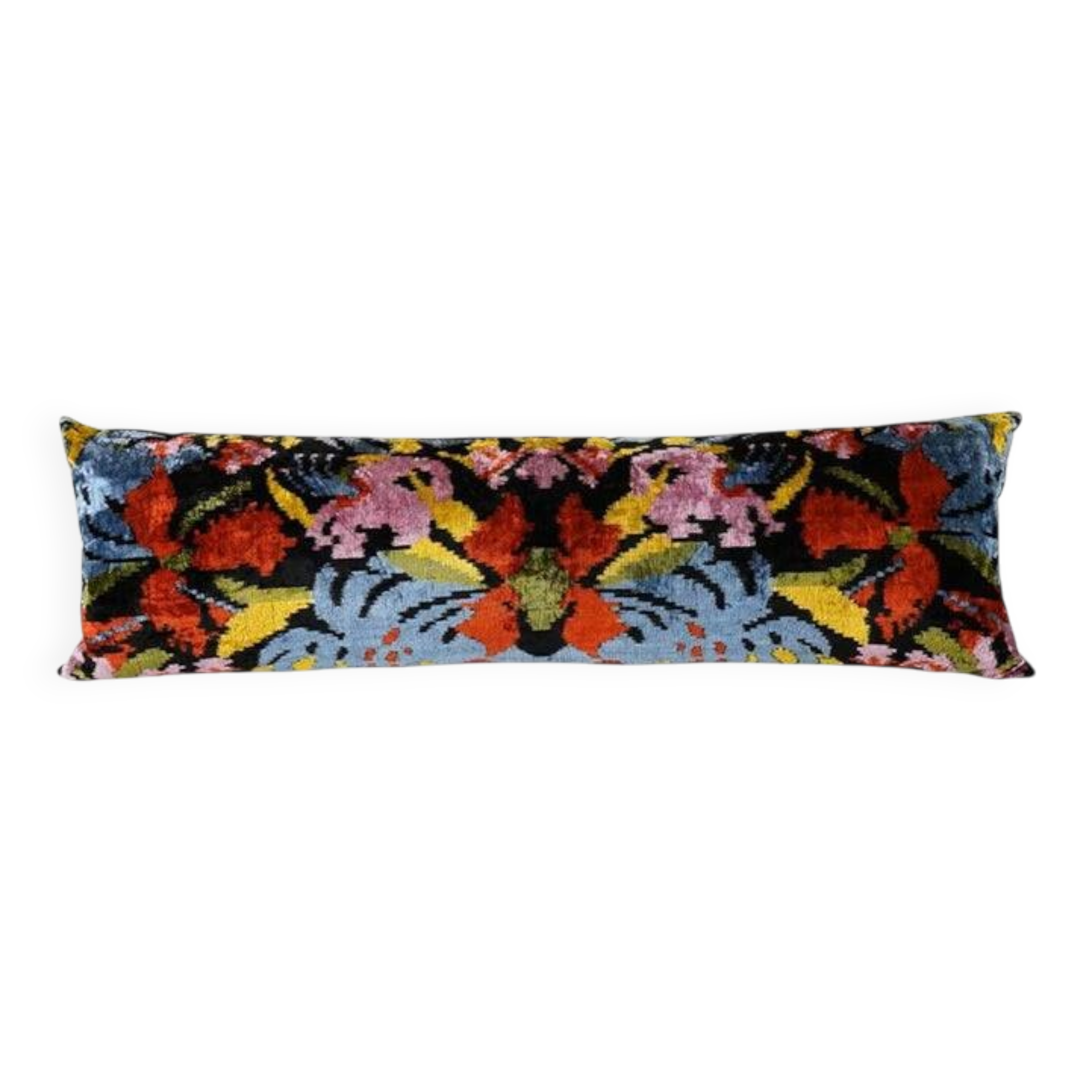 Vintage ikat cushion cover 41x122 cm